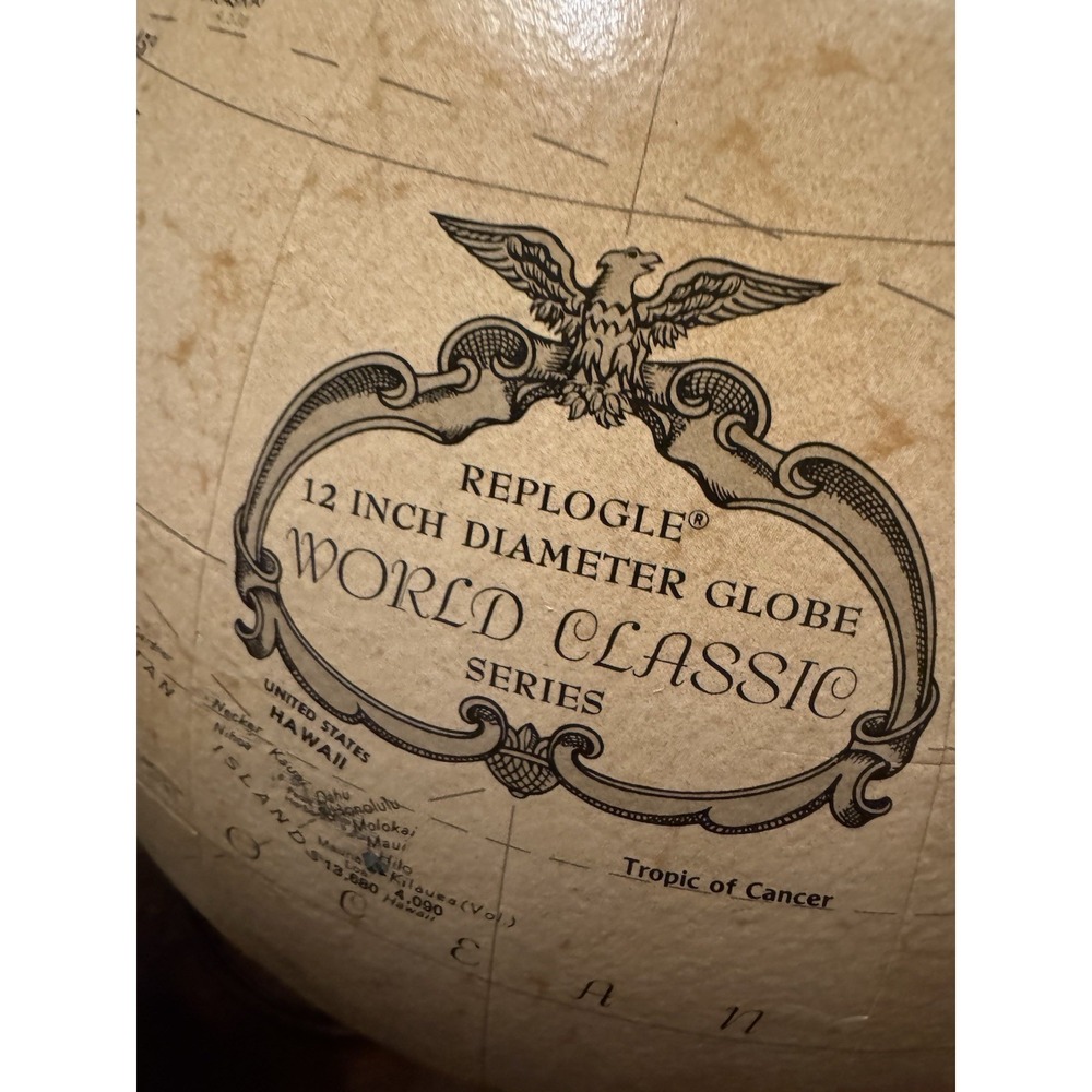 VTG 1990-91 Replogle 12" World‎ Nation Globe Raised Relief Unified Germany USSR - Picture 5 of 11